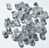 50 6mm Faceted Half Mirror Coated Crystal Beads